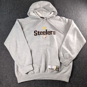Vintage NFL Steelers Gray Hoodie
